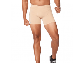 2XU Men's Compression 1/2 Shorts - Beige